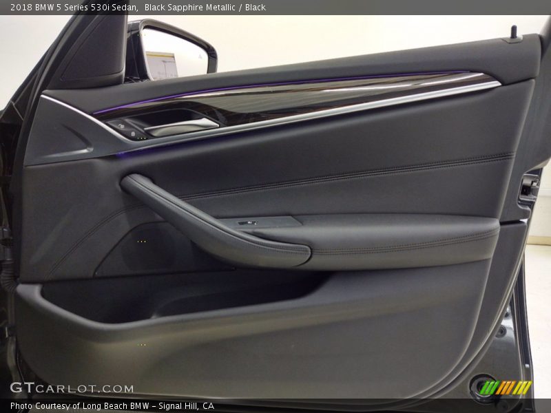 Black Sapphire Metallic / Black 2018 BMW 5 Series 530i Sedan