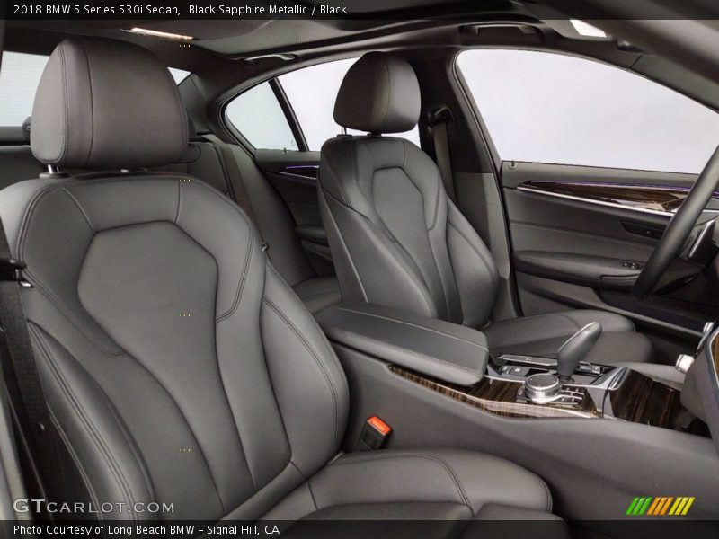 Black Sapphire Metallic / Black 2018 BMW 5 Series 530i Sedan