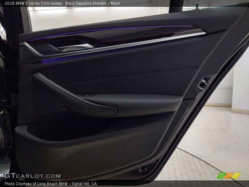 Black Sapphire Metallic / Black 2018 BMW 5 Series 530i Sedan