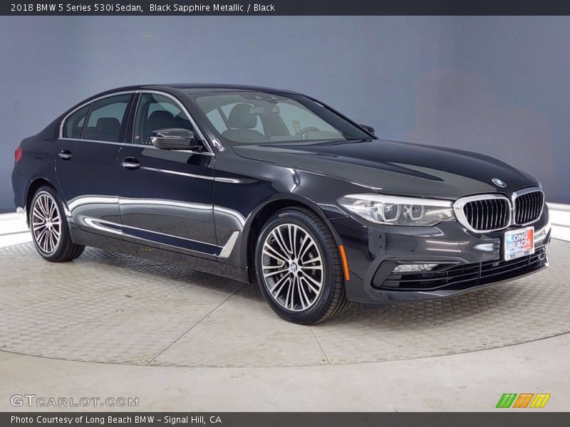 Black Sapphire Metallic / Black 2018 BMW 5 Series 530i Sedan