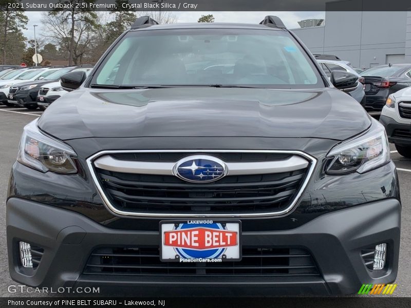 Crystal Black Silica / Gray 2021 Subaru Outback 2.5i Premium
