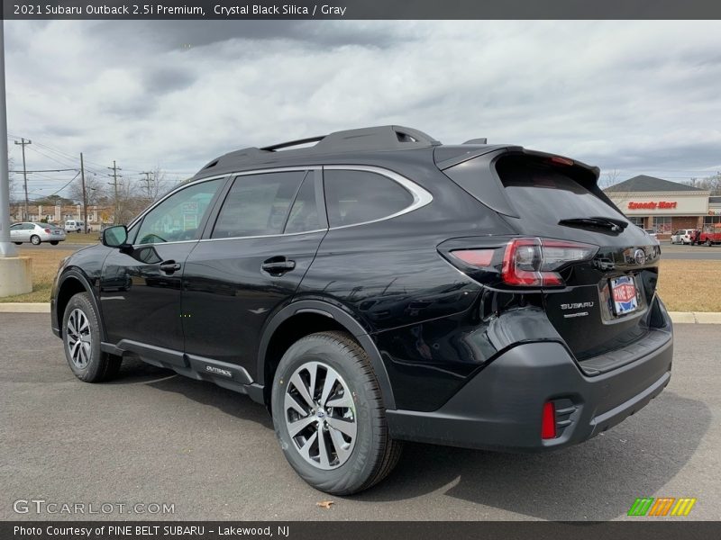 Crystal Black Silica / Gray 2021 Subaru Outback 2.5i Premium