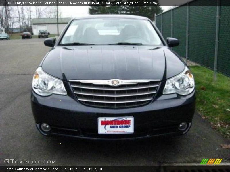 Modern Blue Pearl / Dark Slate Gray/Light Slate Gray 2007 Chrysler Sebring Touring Sedan