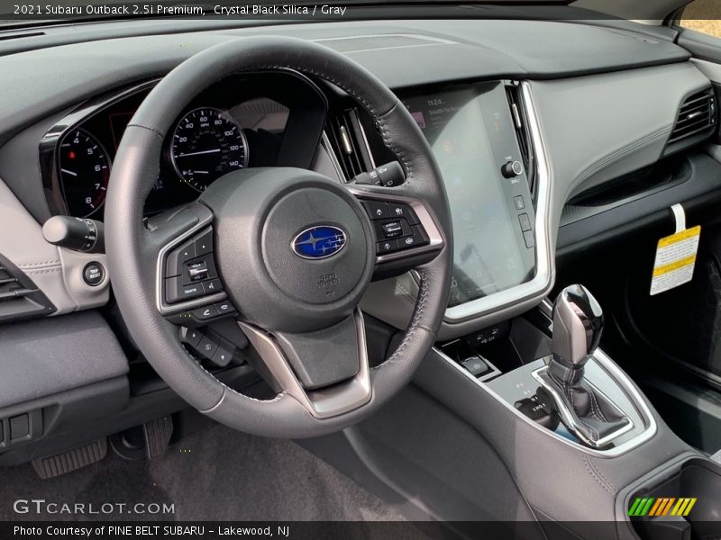 Crystal Black Silica / Gray 2021 Subaru Outback 2.5i Premium
