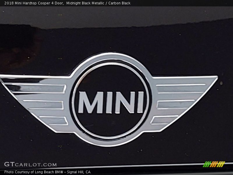 Midnight Black Metallic / Carbon Black 2018 Mini Hardtop Cooper 4 Door