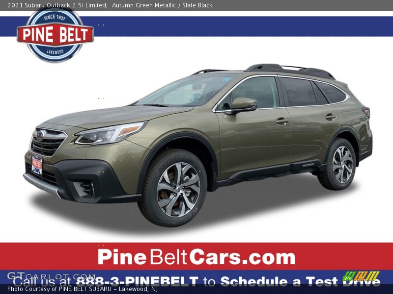 Autumn Green Metallic / Slate Black 2021 Subaru Outback 2.5i Limited