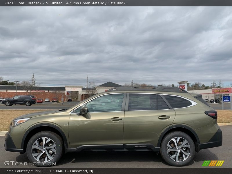 Autumn Green Metallic / Slate Black 2021 Subaru Outback 2.5i Limited