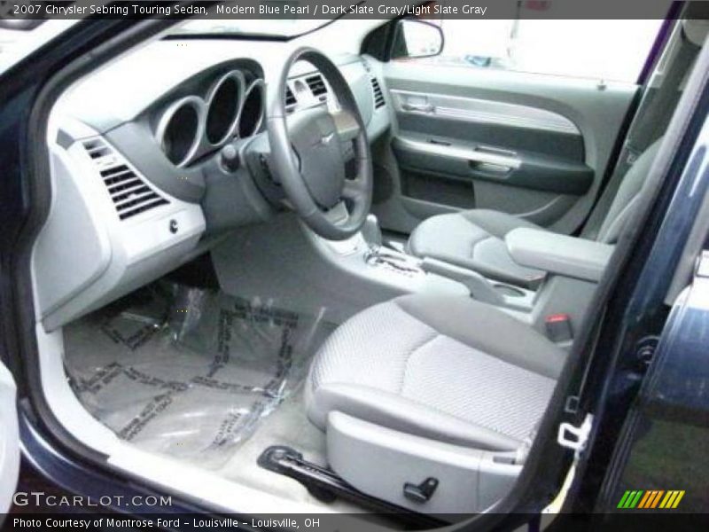 Modern Blue Pearl / Dark Slate Gray/Light Slate Gray 2007 Chrysler Sebring Touring Sedan