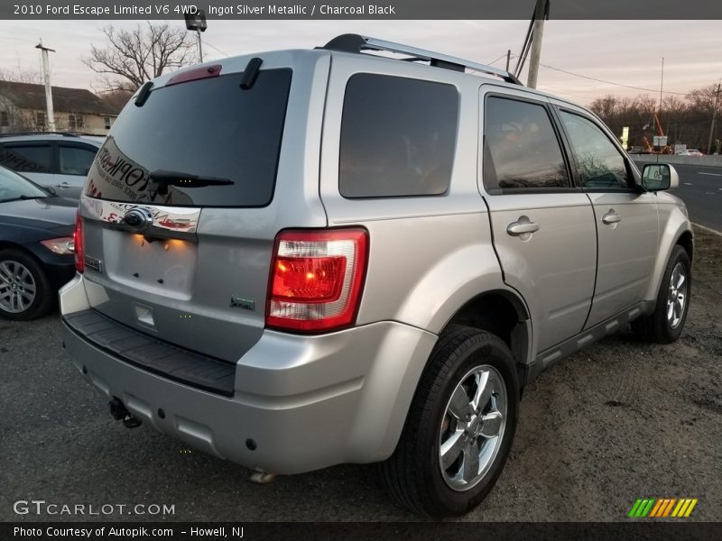 Ingot Silver Metallic / Charcoal Black 2010 Ford Escape Limited V6 4WD