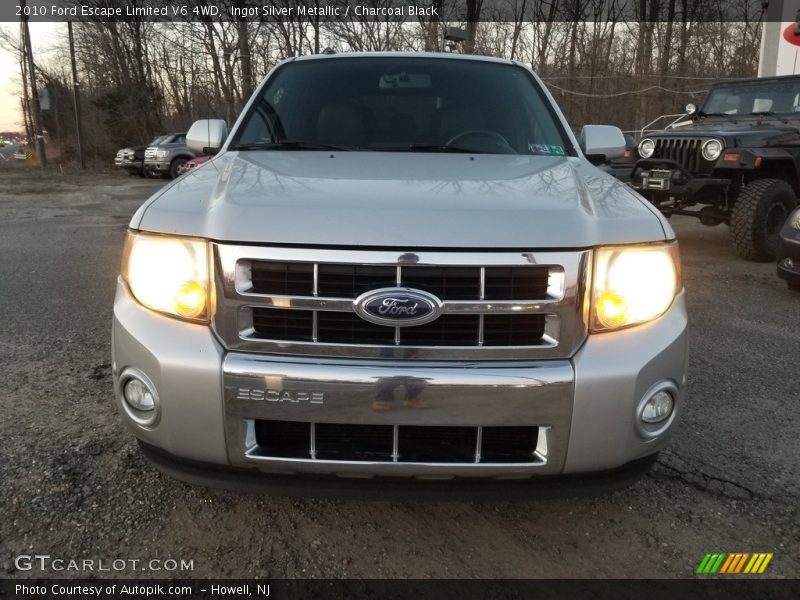 Ingot Silver Metallic / Charcoal Black 2010 Ford Escape Limited V6 4WD