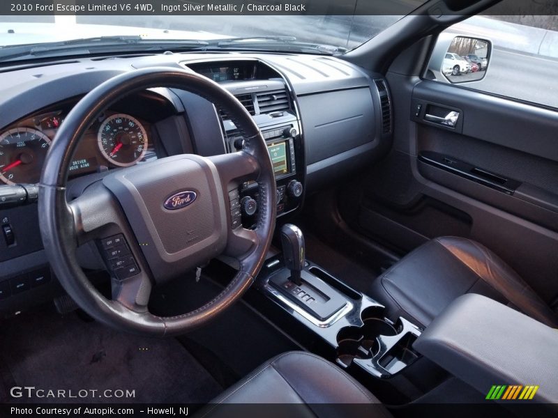Ingot Silver Metallic / Charcoal Black 2010 Ford Escape Limited V6 4WD