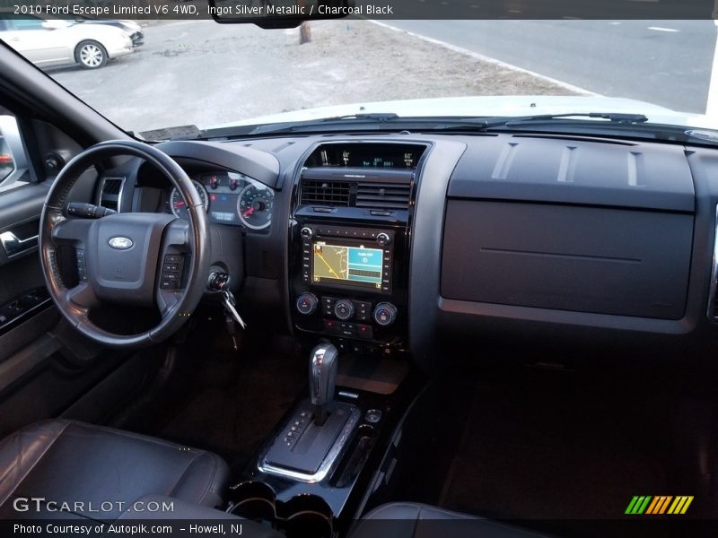 Ingot Silver Metallic / Charcoal Black 2010 Ford Escape Limited V6 4WD