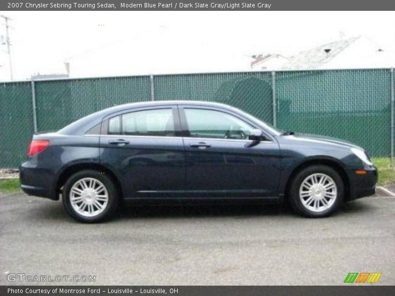 Modern Blue Pearl / Dark Slate Gray/Light Slate Gray 2007 Chrysler Sebring Touring Sedan