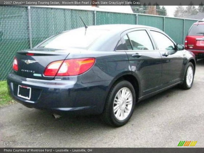 Modern Blue Pearl / Dark Slate Gray/Light Slate Gray 2007 Chrysler Sebring Touring Sedan