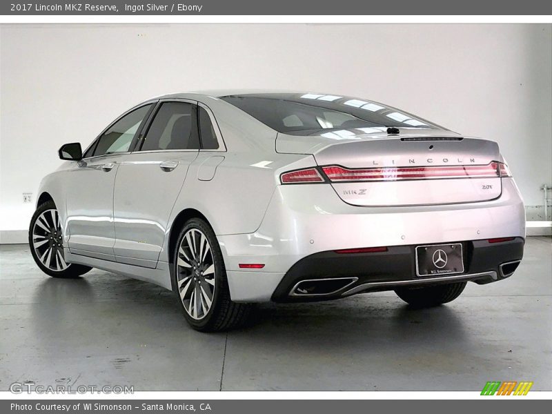 Ingot Silver / Ebony 2017 Lincoln MKZ Reserve