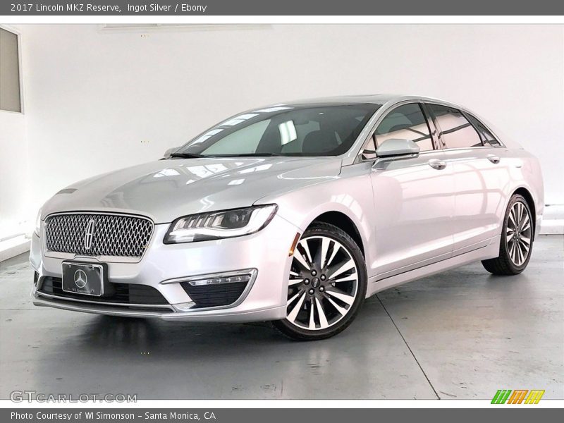 Ingot Silver / Ebony 2017 Lincoln MKZ Reserve