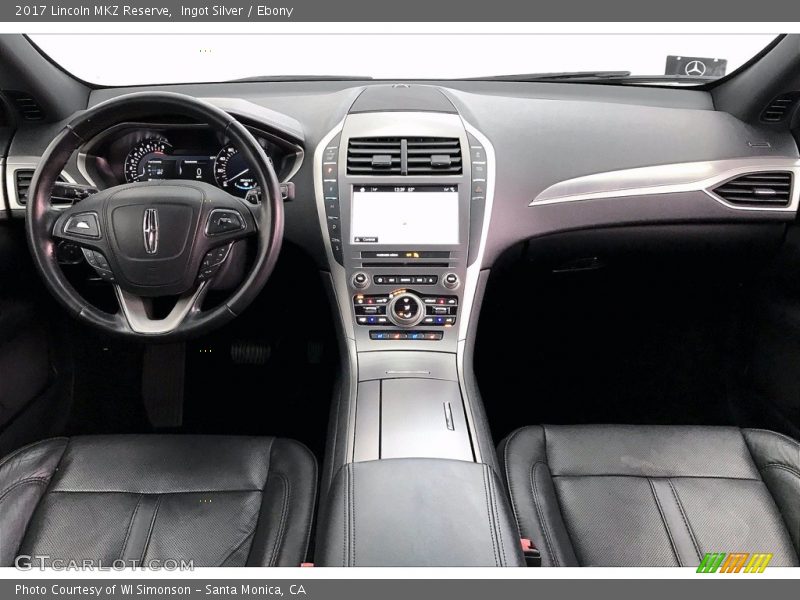 Ingot Silver / Ebony 2017 Lincoln MKZ Reserve