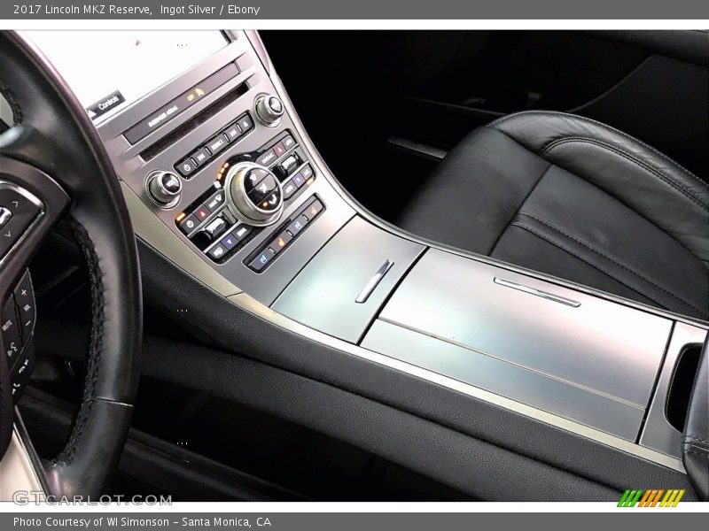 Ingot Silver / Ebony 2017 Lincoln MKZ Reserve