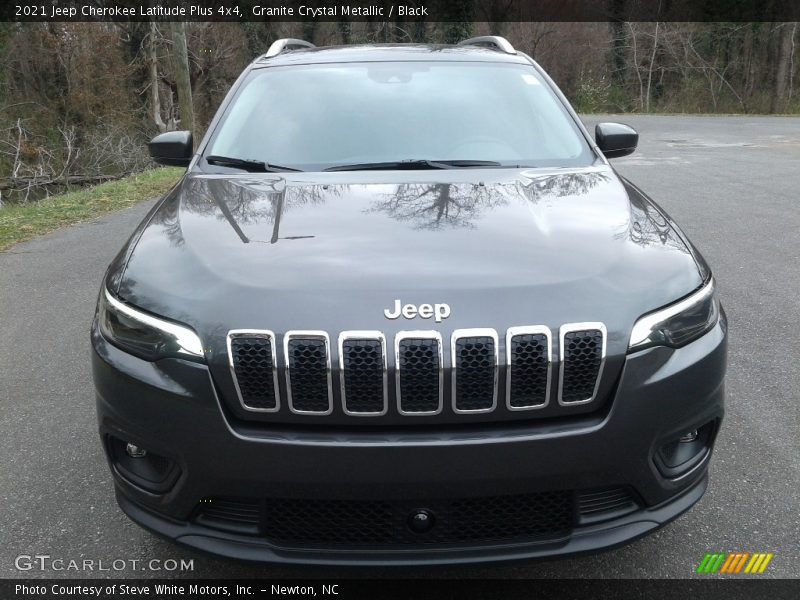 Granite Crystal Metallic / Black 2021 Jeep Cherokee Latitude Plus 4x4