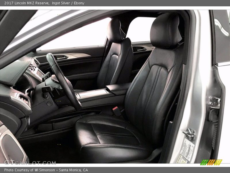Ingot Silver / Ebony 2017 Lincoln MKZ Reserve