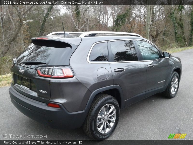 Granite Crystal Metallic / Black 2021 Jeep Cherokee Latitude Plus 4x4