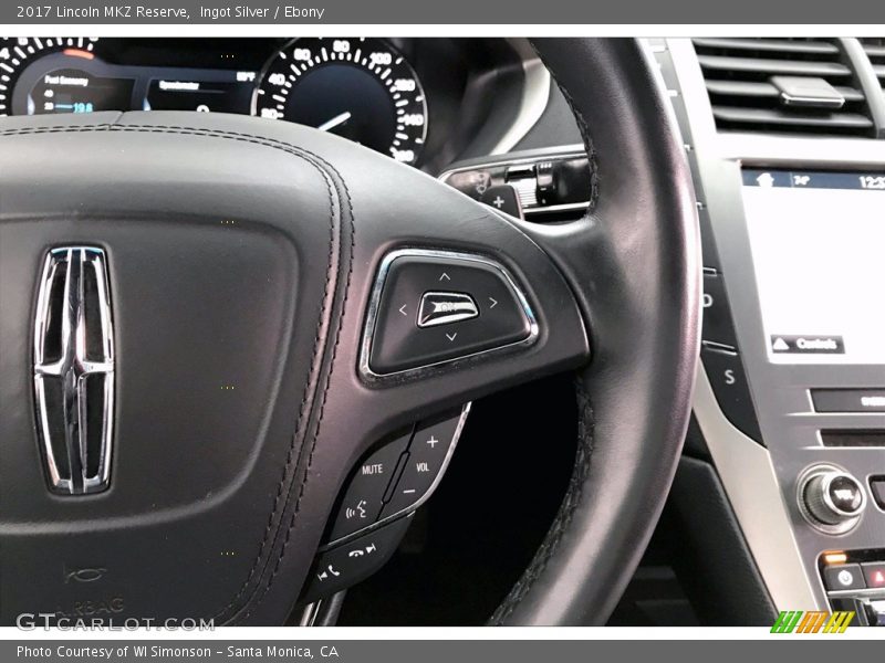 Ingot Silver / Ebony 2017 Lincoln MKZ Reserve