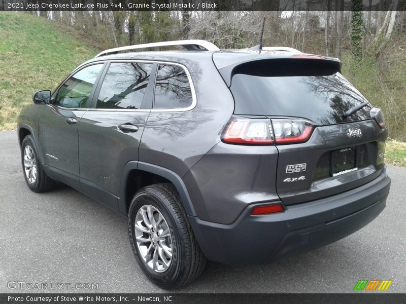 Granite Crystal Metallic / Black 2021 Jeep Cherokee Latitude Plus 4x4