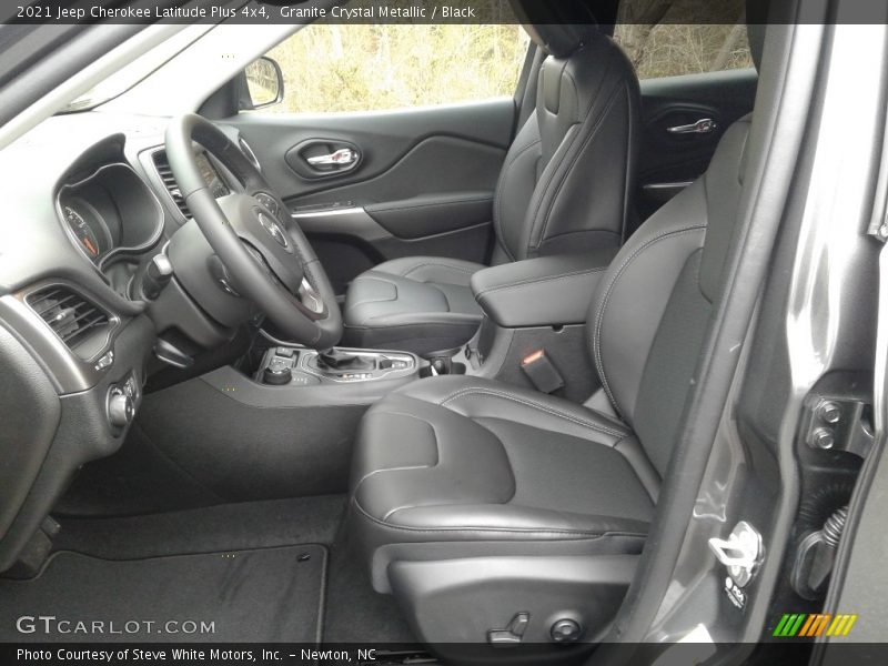 Granite Crystal Metallic / Black 2021 Jeep Cherokee Latitude Plus 4x4