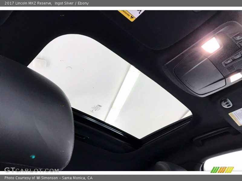 Ingot Silver / Ebony 2017 Lincoln MKZ Reserve