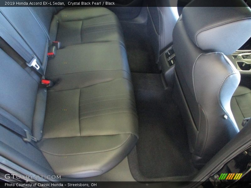 Crystal Black Pearl / Black 2019 Honda Accord EX-L Sedan