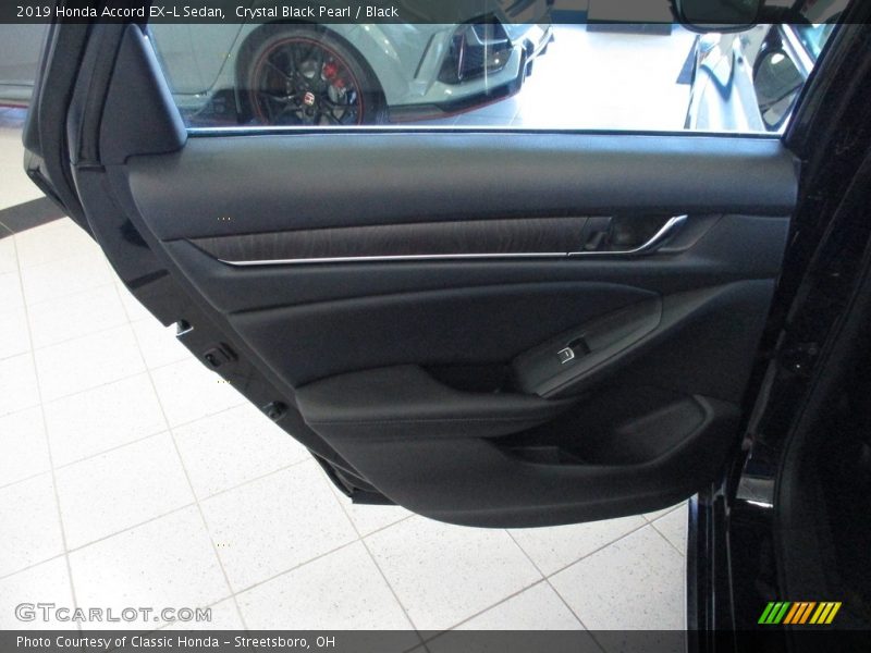 Crystal Black Pearl / Black 2019 Honda Accord EX-L Sedan