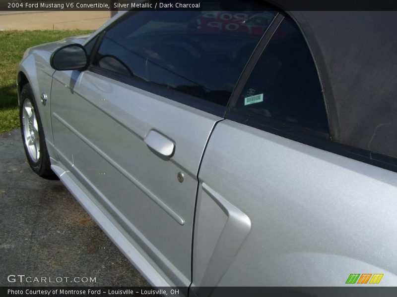 Silver Metallic / Dark Charcoal 2004 Ford Mustang V6 Convertible