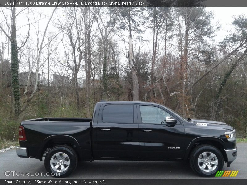  2021 1500 Laramie Crew Cab 4x4 Diamond Black Crystal Pearl