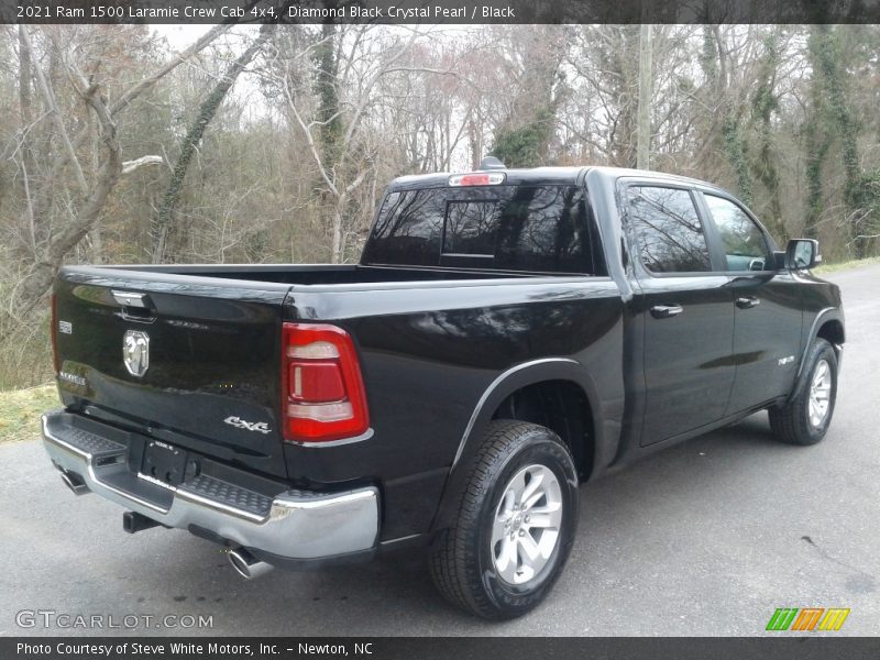 Diamond Black Crystal Pearl / Black 2021 Ram 1500 Laramie Crew Cab 4x4