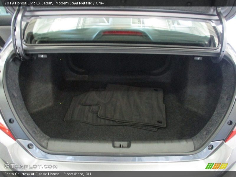 Modern Steel Metallic / Gray 2019 Honda Civic EX Sedan