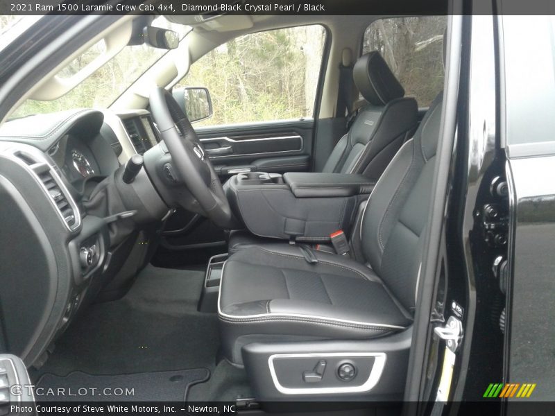 Front Seat of 2021 1500 Laramie Crew Cab 4x4