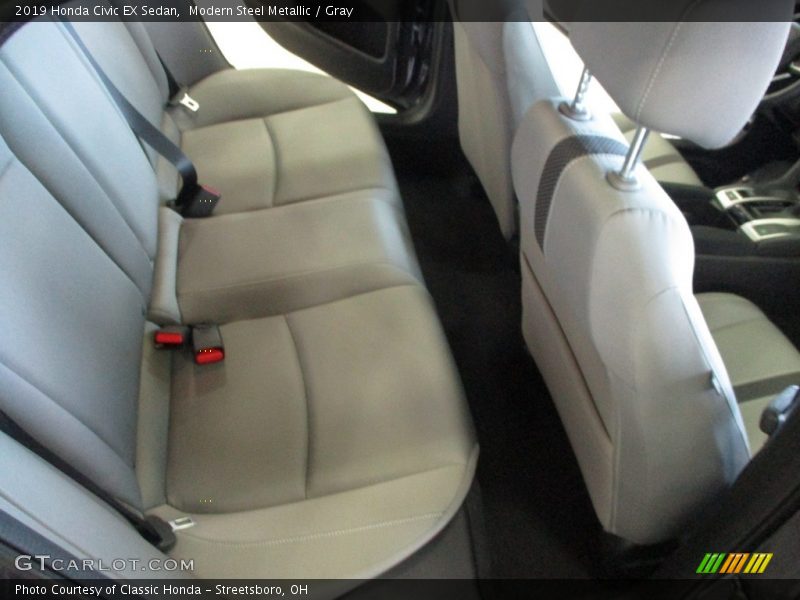 Modern Steel Metallic / Gray 2019 Honda Civic EX Sedan