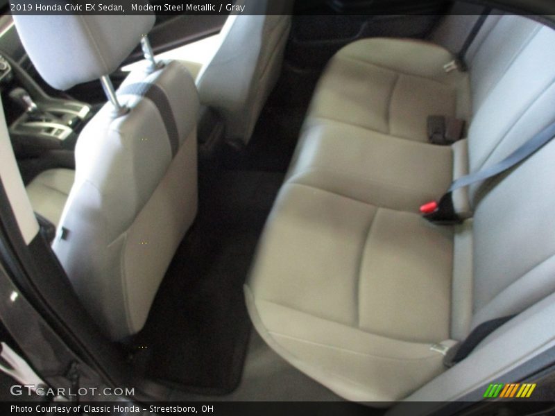 Modern Steel Metallic / Gray 2019 Honda Civic EX Sedan