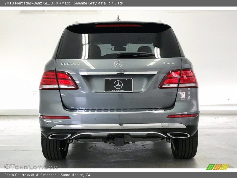 Selenite Grey Metallic / Black 2018 Mercedes-Benz GLE 350 4Matic