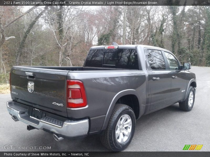 Granite Crystal Metallic / Light Frost Beige/Mountain Brown 2021 Ram 1500 Laramie Crew Cab 4x4