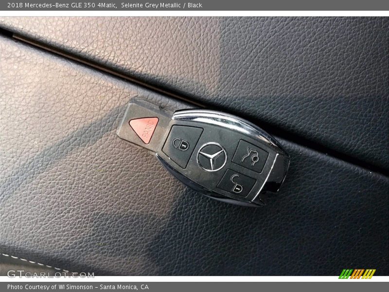 Selenite Grey Metallic / Black 2018 Mercedes-Benz GLE 350 4Matic