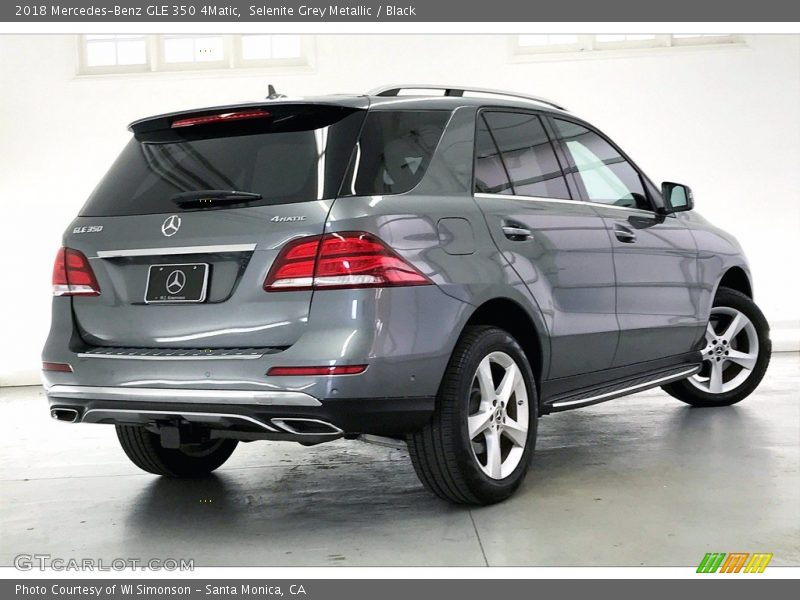 Selenite Grey Metallic / Black 2018 Mercedes-Benz GLE 350 4Matic