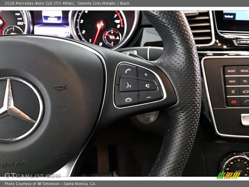 Selenite Grey Metallic / Black 2018 Mercedes-Benz GLE 350 4Matic
