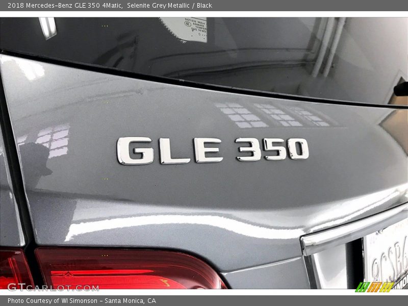 Selenite Grey Metallic / Black 2018 Mercedes-Benz GLE 350 4Matic