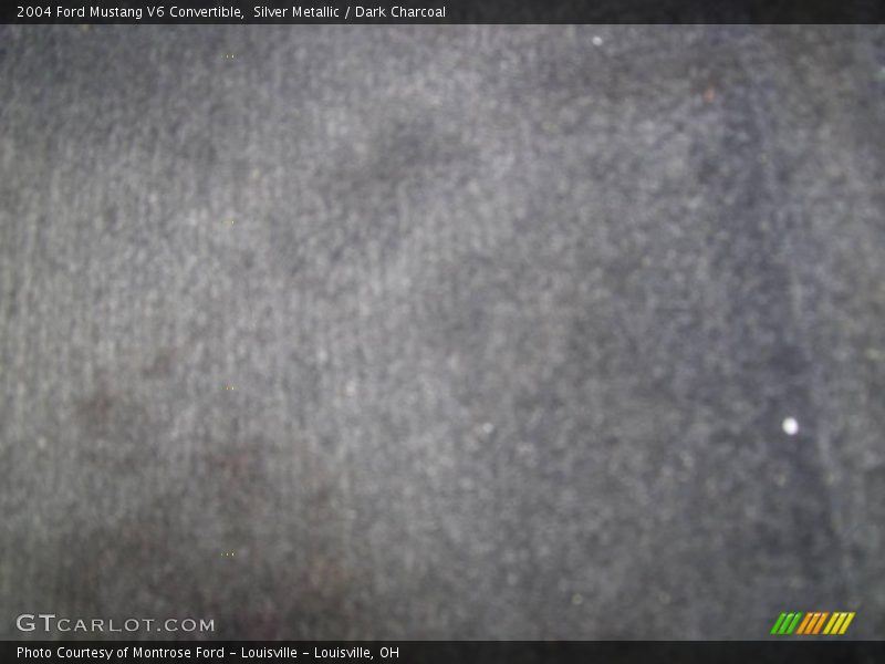 Silver Metallic / Dark Charcoal 2004 Ford Mustang V6 Convertible