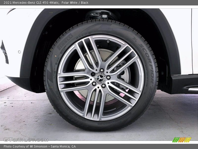 Polar White / Black 2021 Mercedes-Benz GLS 450 4Matic