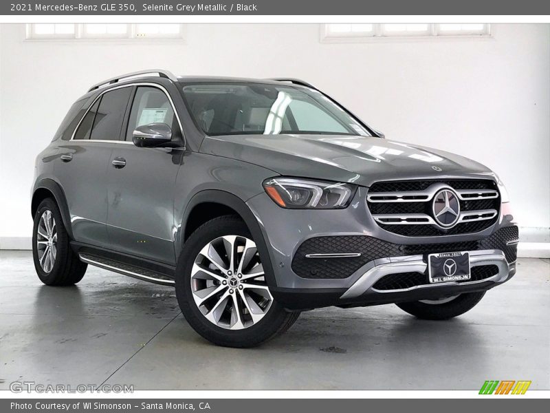 Selenite Grey Metallic / Black 2021 Mercedes-Benz GLE 350