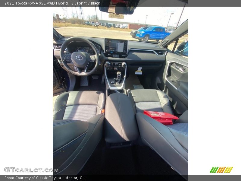 Blueprint / Black 2021 Toyota RAV4 XSE AWD Hybrid
