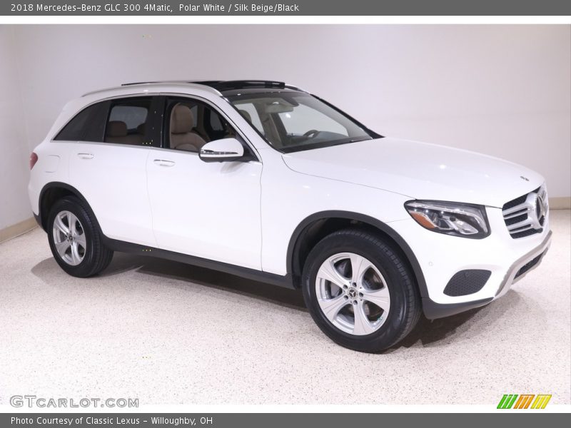 Polar White / Silk Beige/Black 2018 Mercedes-Benz GLC 300 4Matic