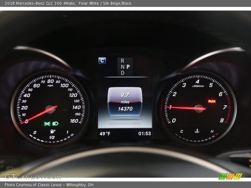 Polar White / Silk Beige/Black 2018 Mercedes-Benz GLC 300 4Matic